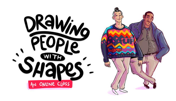 Drawing people with Shapes